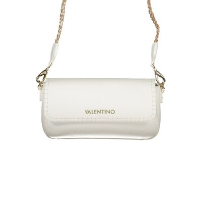 White polyurethane womens bag, White, medium