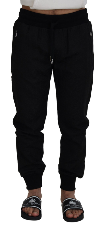 Black men casual jogger pants-null
