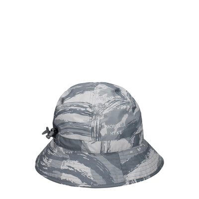 Gray polyester bucket hat, Grey, medium