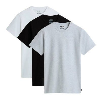 Vans mens basic tee 3-pack, Multicolor, medium