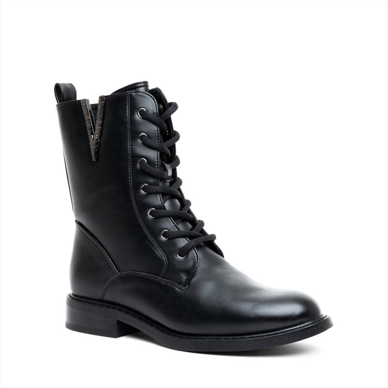 Mariella burrani biker flat ankle boots-null