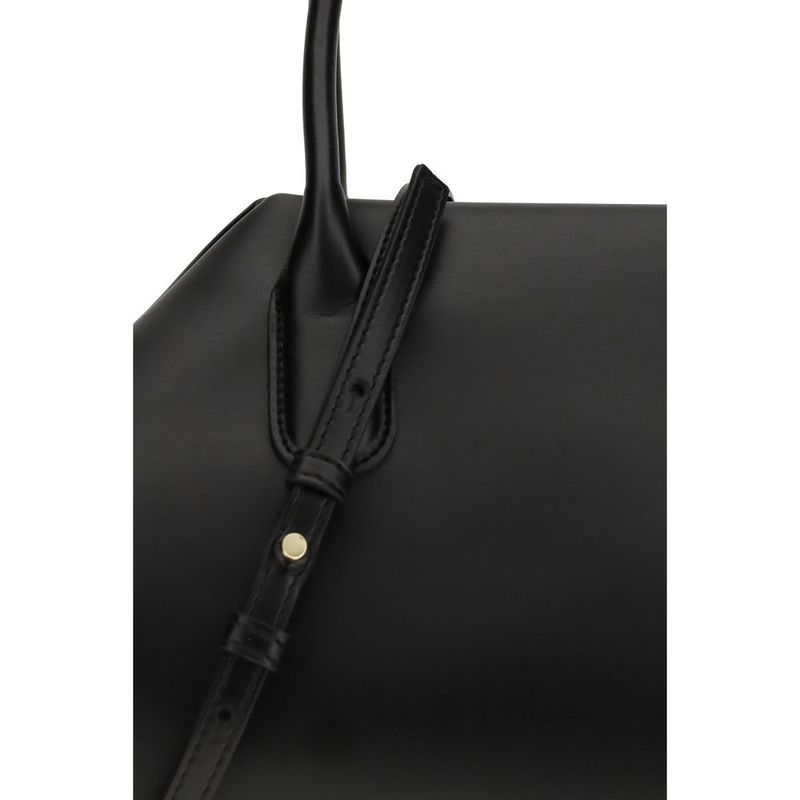 Black other fibres shoulder bag-null