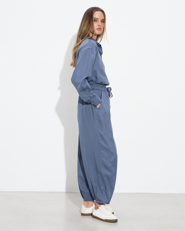 Tencel trouser drawstring-null