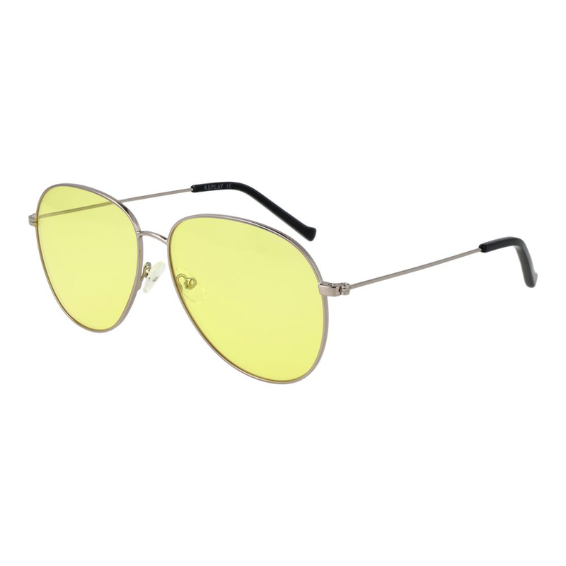 Silver metal sunglasses-null