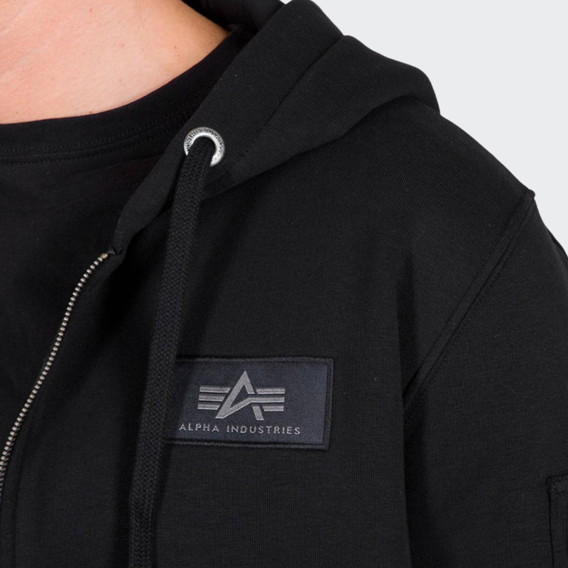 Back print zip hoodie-null