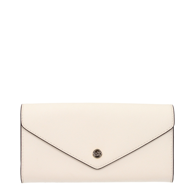 Beige leather wallet-null