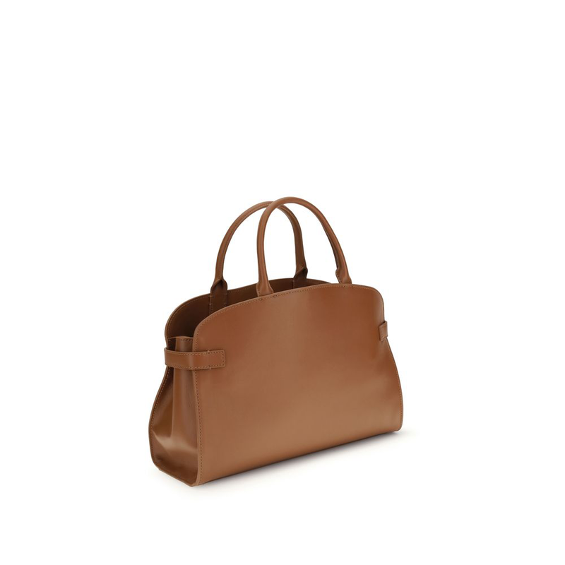 Brown calf leather bos taurus handbag-null
