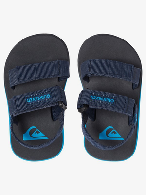 Quiksilver infants boys monkey caged sandals, Navy, medium