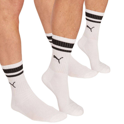Crew heritage stripe 2-pairs sneaker socks
