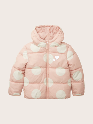 Hooded coat kids girl