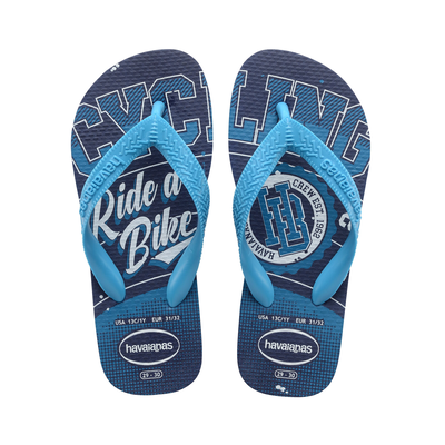 Havaianas kids athletic, Navy Blue/turquoise, medium