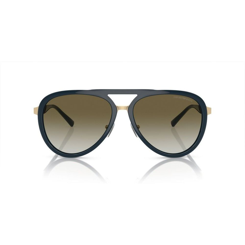 Blue metal sunglasses-null