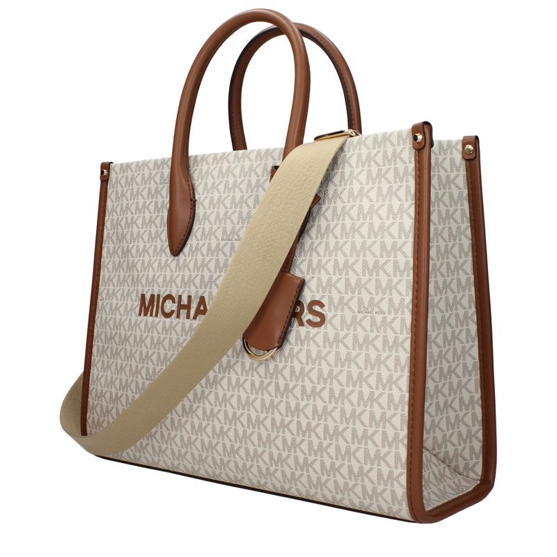 Beige fabric handbag-null