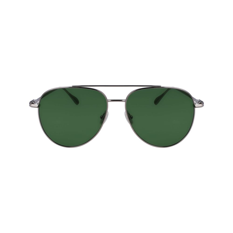 Gray metal sunglasses-null