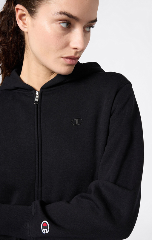 Champion women's full zip hoodie sweatshirt-null