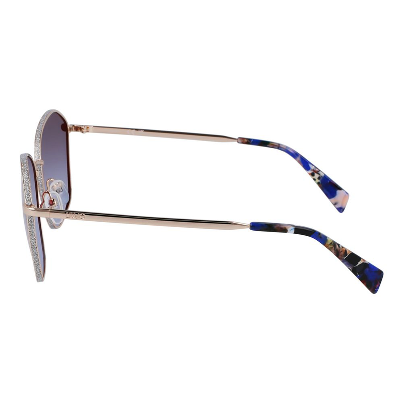 Gold metal sunglasses-null