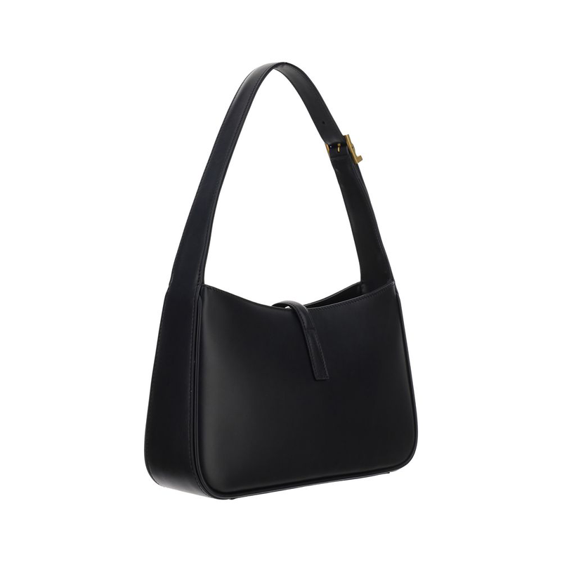 Black calf leather bos taurus handbag-null