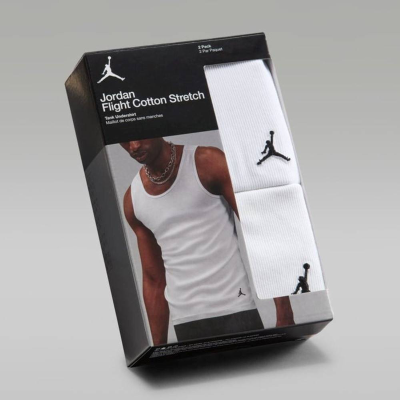 Nike jordan mens flight base tank 2pk image number null