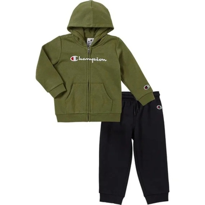 Champion infant boys hooded full zip suit
