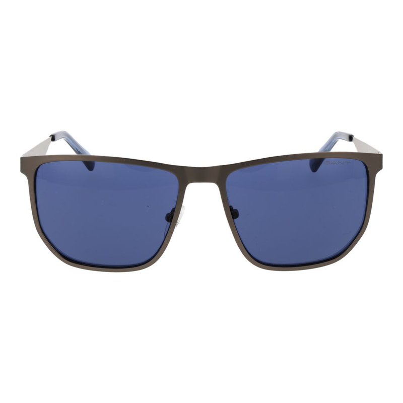 Gray metal sunglasses-null