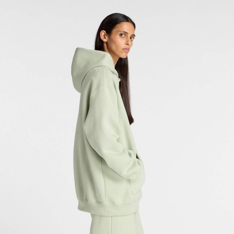 Linear heritage fleece long hoodie-null