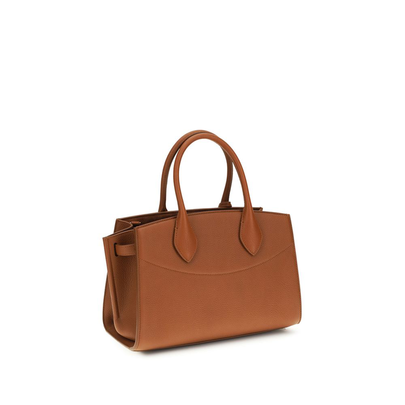 Brown calf leather bos taurus handbag-null