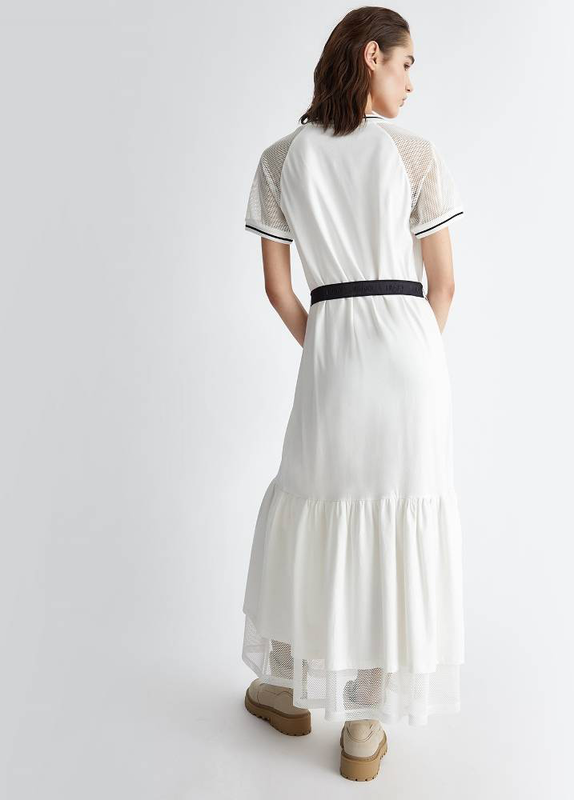 Product image: Maxi dress with mesh sleeves-null