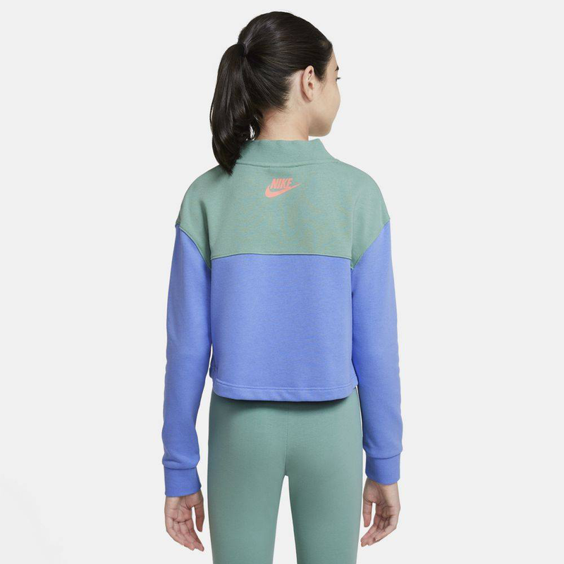 Nike nsw girls french terry cropped crew-null