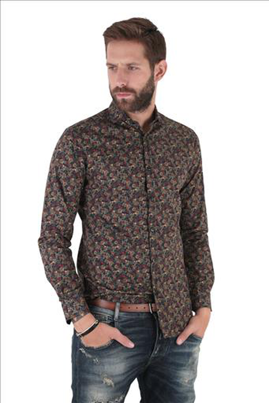 Floral textured shirt image number null