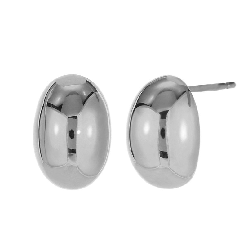 Oval drop earrings-null