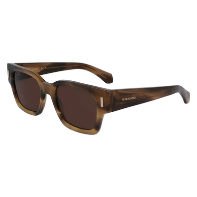 Brown acetate sunglasses, Brown, medium