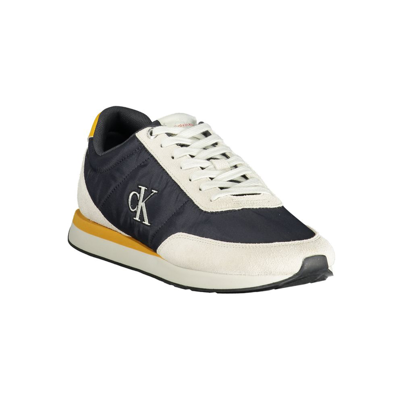Blue recycled polyester men sneaker-null