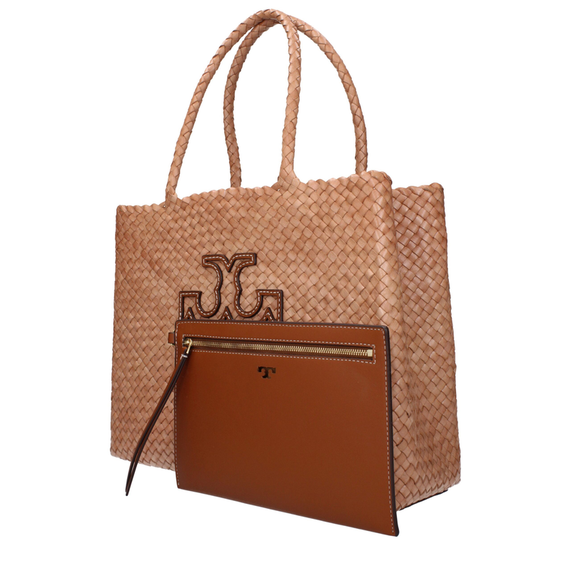 Pink leather shoulder bag-null