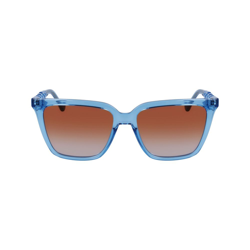Blue injected sunglasses-null