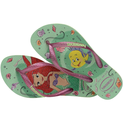 Havaianas kids slim princess green/light green, Green/light Green, medium