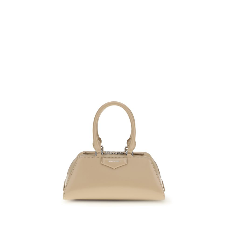 Beige calf leather bos taurus handbag-null