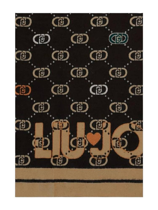 Liu Jo poncho embossed logo-null