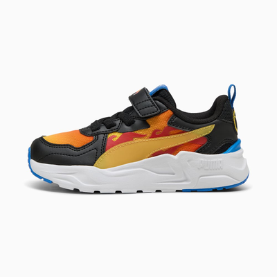 Puma trinity lite hot wheels ac+ps fashion sneakers unisex kids shoes black 401407-01