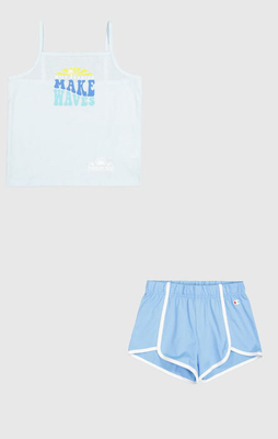 Champion girl's set, Blue, medium