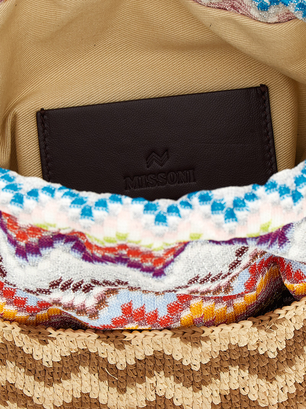 Multicolor cotton crossbody bag-null
