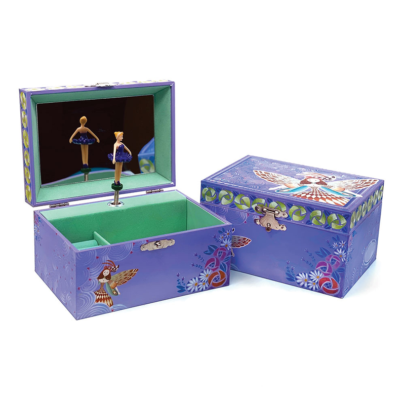 Svoora musical jewelry box esperides with ring holder & wide mirror roxane-null