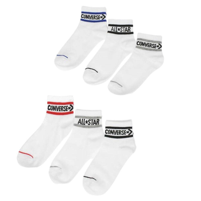 Converse wordmark ankle 6pk