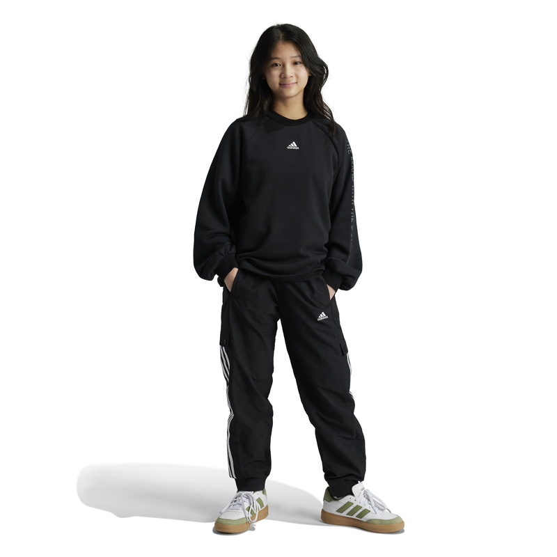 Adidas girls street jam junior girl woven cuffed cargo pant image number null