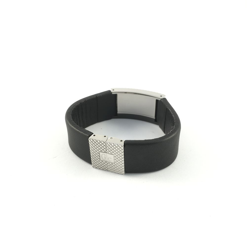 Black stainless steel bracelet-null