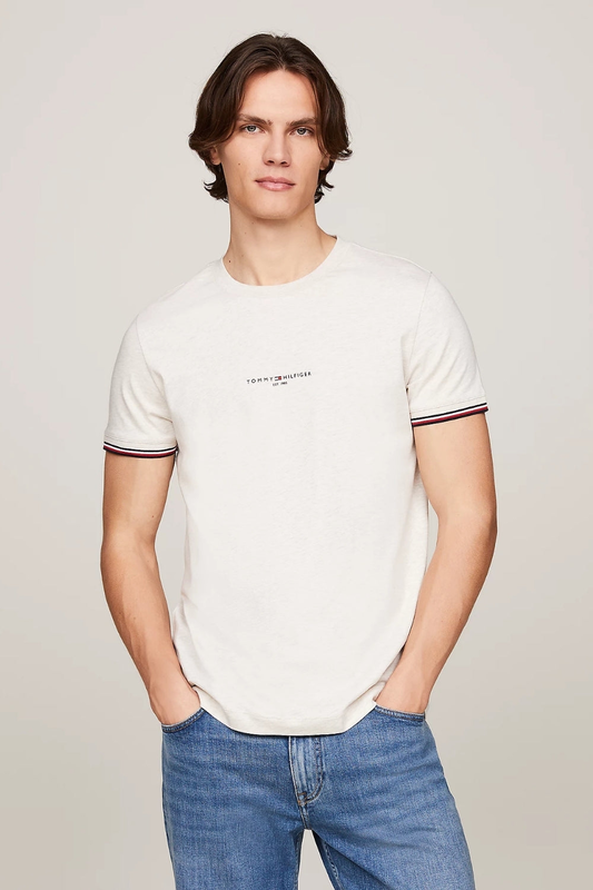 Tommy logo tipped tee - tommy hilfiger-null