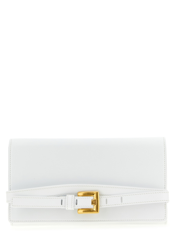 White calfskin cardholder-null