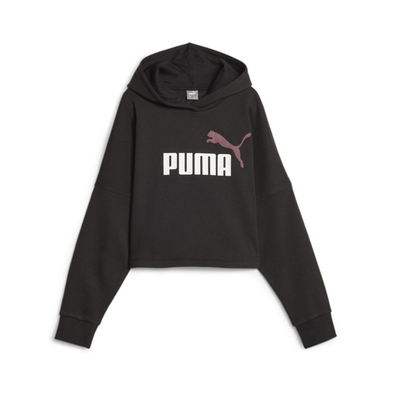Puma ess logo kids’ cropped hoodie 74-null