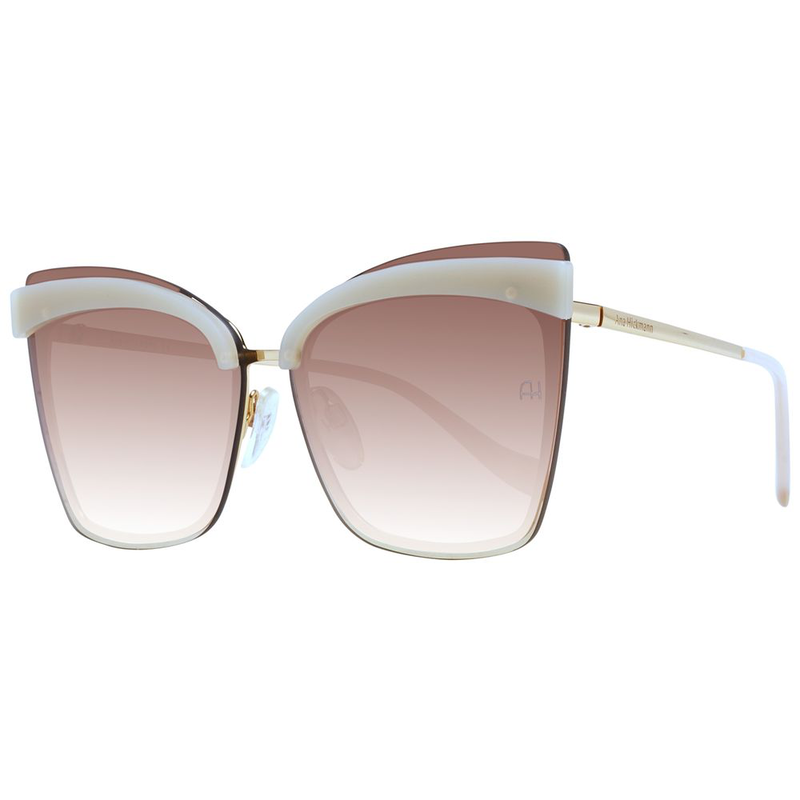 Beige metal sunglasses-null