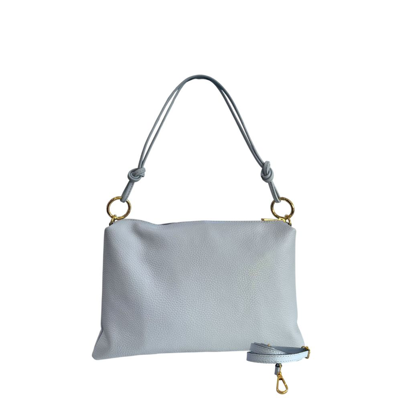 Blue leather women bag-null