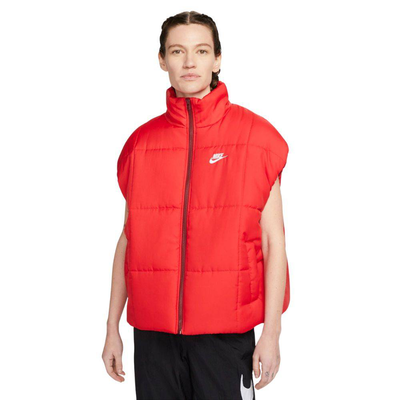 Nike nsw womens ess therma-fit loose vest, University Red / White, medium